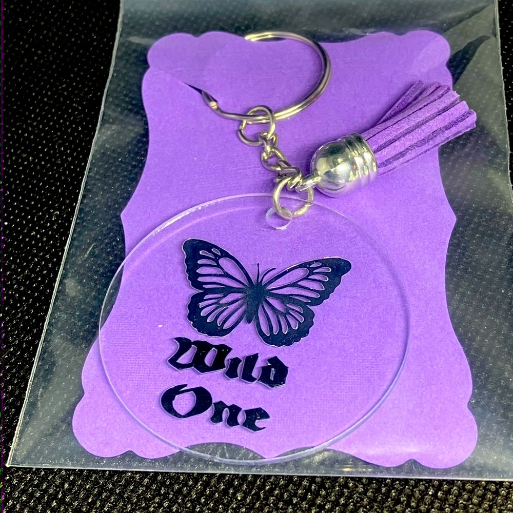 Wild One acrylic keychain